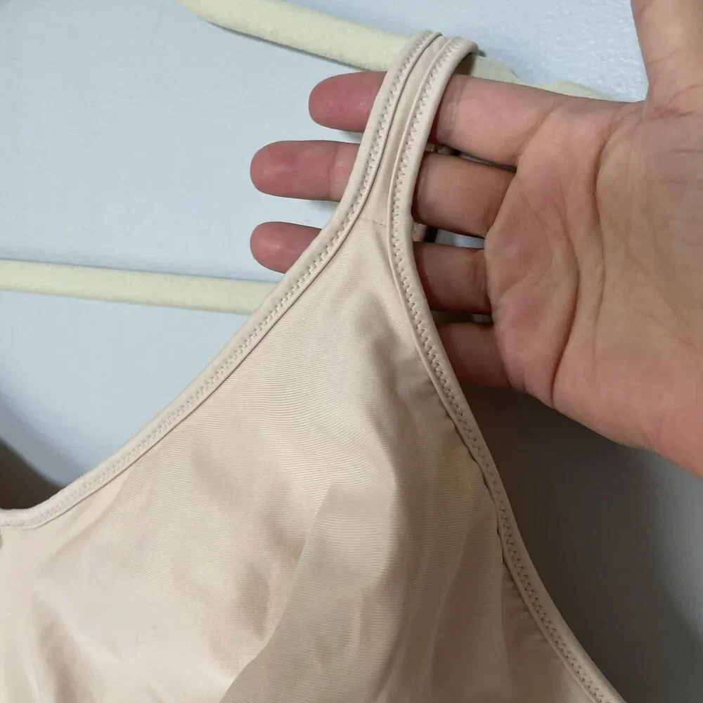 Bali Unlined Underwire Bra Supportive Comfort Nude Tan Women's Size 42DD